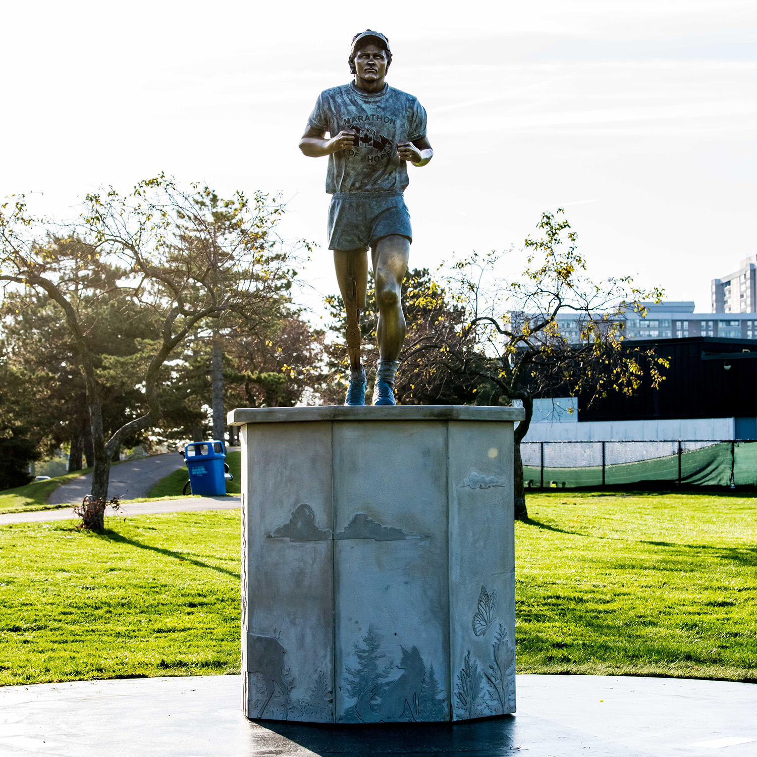 Terry Fox: A Legacy of Hope, A Memorial Monument at Chinguacousy Park in Brampton, ON. Terry Fox, Christiano De Araujo, Toronto Artists Studio, Terry Fox: A Legacy of Hope, Bronze, Terry Fox Statue, Glass Fiber Reinforced Concrete, Pedestal, Polished Concrete with Bronze Plates, Pathway, Dimensions: 30 ft (L) x 20 ft (W) x 12 ft (H), Chinguacousy Park, Brampton, ON., Fall 2025, City of Brampton, Art, Toronto artists, Toronto, design, realism, realistic art, art services, creative artists, creative art, original art, stylized art, artist near me, professional artists, murals, painter artist, painting, portraits, beautiful art, amazing sculpture, colorful art, fine art, contemporary art, the6ix art, Brazilian artist, public art, monuments to see in Toronto, canadian art, canadian artist, best artist in Canada, top artist in Toronto, visual artist, 3d artwork, sculpture, installation, monument, Christiano, Christiano De Araujo,